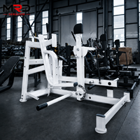 Equipo de gimnasio comercial: Máquina de ejercicios de piernas con carga de placas, prensa de cadera, hip thrust para entrenamiento de cadera