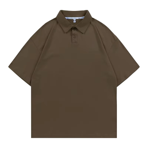 Polo de algodón tejido de alta calidad para hombre, camiseta de golf transpirable de manga corta, ropa deportiva con logotipo personalizado, precio directo de fábrica OEM - Product Image 5