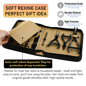 Herramienta profesional para extensiones de cabello Nano Micro Beads Remover Closer Plier Acero inoxidable Beads Threader Hair Styling Clips - Product Image 6