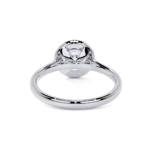 10K oro amarillo, oro rosa y oro blanco corte princesa laboratorio cultivado diamante anillo de bodas corte princesa diamante anillo de compromiso - Product Image 5