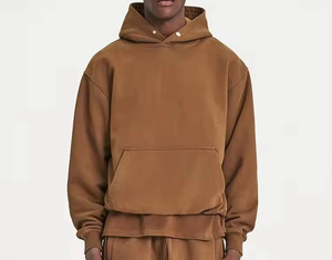 Sweats à capuche épais personnalisés pour hommes Logo Sweats à capuche surdimensionnés Unisexe personnalisés poids lourd épais Sweat à capuche brodé OEM - Product Image 5