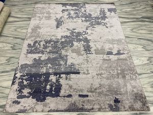 Vente chaude 3D noué à la main anti-dérapant laine tapis en soie personnalisable Style persan porte meilleur prix usine en gros abstrait - Product Image 6