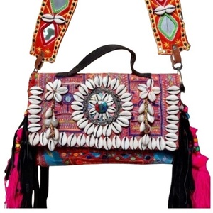 Bolsos de Hombro Banjara para Mujer, Bolsos de Mano Bordados Vintage de Lujo Personalizados, Bolsos de Hombro para Compras y Eventos Nocturnos, Venta al Por Mayor - Product Image 5