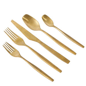 Juego de cubiertos de latón personalizado con caja de madera, juego de cubiertos de alta calidad, juego de cubiertos con acabado mate Vintage, artículo de regalo para fiestas 2025 - Product Image 4