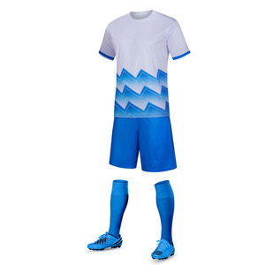Venta al por mayor de uniformes bordados de fútbol americano personalizados para los hombres de alta calidad transpirable de diseño corto conjuntos de moda competitivos - Product Image 2