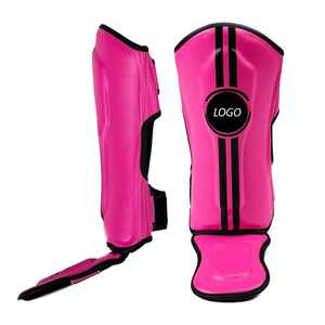 Protectores de Tibias para MMA y Muay Thai, de Cuero PU, para Boxeo y Kickboxing, Venta al Por Mayor - Product Image 1