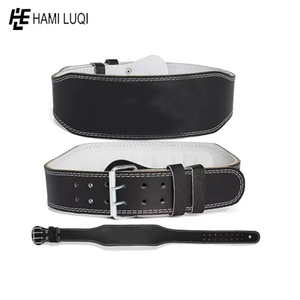 Cinturón de Levantamiento de Pesas de Cuero Resistente Personalizado para Gimnasio, Venta al por Mayor, Cinturón de Soporte Lumbar para Powerlifting - Product Image 5