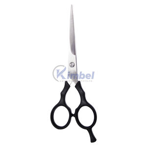 Ciseaux de coiffure industriels de qualité supérieure manche en plastique couleur personnalisée avec lames de coupe lisses - Product Image 4