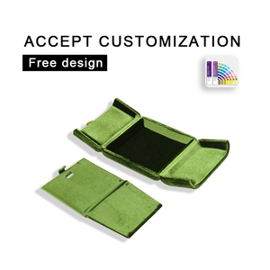 FSD Newly Design Velvet <strong>Jewelry</strong> <strong>Box</strong> Double Door with logo Wholesale Colorful <strong>Jewelry</strong> Ring Pendant <strong>Box</strong> for <strong>Jewelry</strong> Gift Pack case - Product Image 2