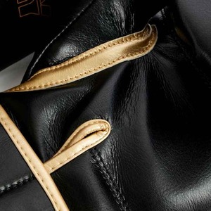 Gants de boxe professionnels à la mouche 100% cuir original avec logo personnalisé gants d'entraînement de sparring Muay à lacets - Product Image 3
