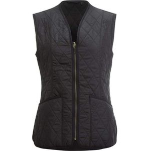 Chaleco ecuestre acolchado con cremallera ligero sin mangas recortado personalizado de Invierno para mujer con el logotipo de su marca - Product Image 4