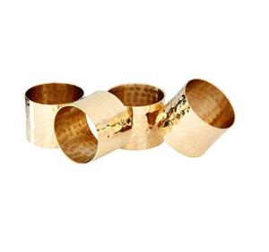 Premium Quality Gold Plated <b>Aluminum</b> <b>Wire</b> <b>Mesh</b> Modern Luxury Napkin Ring Stocked Wedding Table Decoration Eco-Friendly Durable - Product Image 6