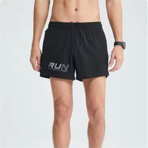 Shorts de plage décontractés pour hommes, de haute qualité, à séchage rapide, avec logo de marque, respirants, à poches, design personnalisé, directement du fabricant. - Product Image 2