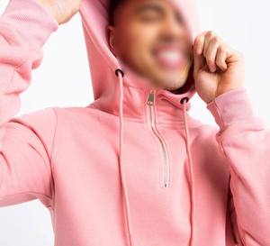 Wholesale Custom Clothing 100% Cotton In <b>Pink</b> Color <b>Men's</b> Hoodie Shorts Set Two Pieces Short Set Cotton Breathable - Product Image 4