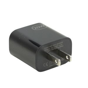 Caricabatterie rapido USB-C 20W PD con cavo USB-C 3FT, 2 in1 a parete per dispositivi universali - Product Image 5