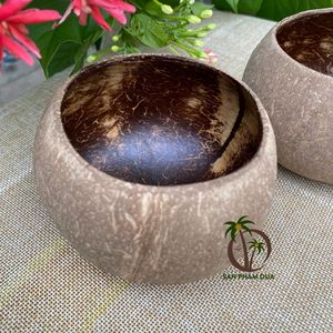 CUENCO DE CÁSCARA DE COCO CON ACEITE A PRUEBA DE AGUA PARA HACER VELAS-CÁSCARA DE COCO VACÍA/COCO-MARCA ECO - Product Image 2