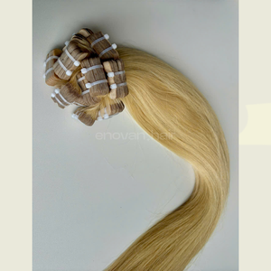 Vente en gros de RUBAN EN Extensions de cheveux humains vietnamiens Technique slave Traitement russe Vierge Texture douce Brillance naturelle Usine - Product Image 5