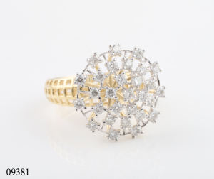 แหวนแต่งงานประดับเพชรสำหรับผู้หญิง14K/18K ทองอินเทรนด์สำหรับปาร์ตี้ที่ผ่านการรับรองจาก IGI - Product Image 5