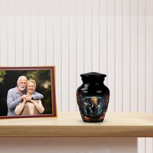 Elefante caminar urnas para cenizas pequeñas urnas para cenizas humanas recuerdo para mujeres urna adulto masculino Mini urnas para cenizas humanas tamaño personalizado - Product Image 3