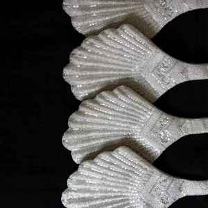 Sac à perles multicolores avec poignée, sac à main, sac à main décontracté, artisanat indien, fait à la main, sac baguette, - Product Image 1