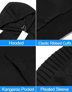 Survêtements d'hiver pour hommes fabriqués en usine, taille plus personnalisable, avec fonction de séchage rapide, prix basé sur la création de logo - Product Image 5