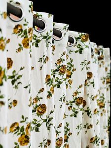 custom made fine floral print floral block printed 100% cotton <b>curtains</b> ideal for home furnishing stores for resale - Product Image 5