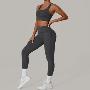 Pantalones de Yoga Deportivos Transpirables de Cintura Alta, Modernos, Antibacterianos, de Secado Rápido, para Correr - Product Image 2