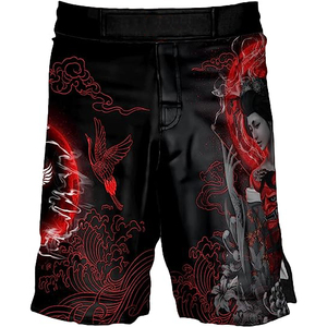 Arts martiaux sur mesure de haute qualité porter de l'équipement coton classique confortable brodé léger Kickboxing vêtements - Product Image 3