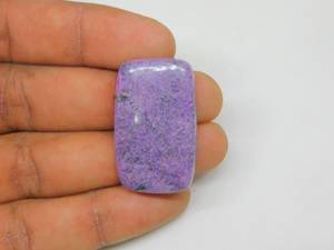 Haute qualité 100% naturel Stichtite à facettes violet Cabochon 31 Cts pierre en vrac pour la fabrication de bijoux bleus haute coupe Grade bas prix - Product Image 4