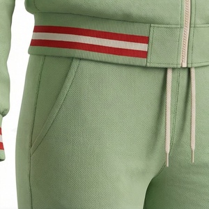 Women's Slim Fit Hooded Solid Winter Printed <b>Polyester</b> <b>Tracksuits</b> Premium Quality Running Sportswear Customized Design Bulk Set - Product Image 5