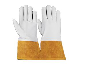 Gants de soudage à l'argon imperméables Gants de soudage TIG Mig XL en cuir Conception de sécurité imperméable Dernier style Offres Spéciales - Product Image 2