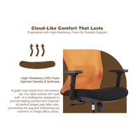 Chaise de bureau ergonomique moderne en maille avec siège rembourré confortable, fonctionnalités réglables, utilisation scolaire, garantie de 3 ans pour la vente en gros