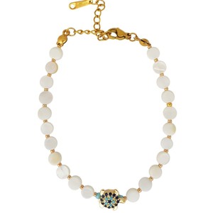 Bracelet en perles de style œil maléfique - Product Image 1