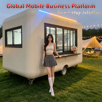 Chariot de nourriture mobile personnalisable avec congélateur et équipement commercial pour les bâtonnets de fraises enrobés de chocolat