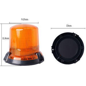90led xoay đèn hiệu ánh sáng cho xe 10-80V hổ phách đỏ không thấm nước an toàn Khẩn Cấp Đèn với từ cảnh báo nhấp nháy ánh sáng - Product Image 6