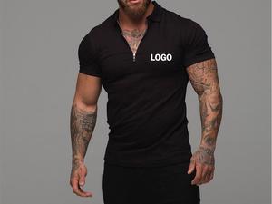 T-shirts personnalisés à logo brodé 3D pour hommes Tissu respirant évacuant la sueur Tenue décontractée quotidienne Fabricant OEM Fournisseur en gros - Product Image 2