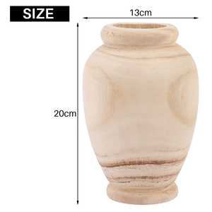 Floreros decorativos de mesa modernos hechos a mano de madera fabricados en India para regalos de boda e ideas de decoración a los mejores precios - Product Image 6