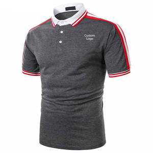 Polos, Polo para hombre, Polo de manga corta de ajuste moderno para hombre, de alta calidad piqué de algodón, tela de jersey con estampado de talla XL - Product Image 1