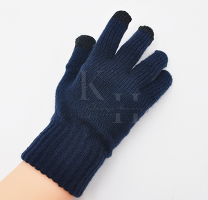 ถุงมือผ้าฝ้ายถักสีขาวปลอดภัยระบายอากาศได้หน้าจอสัมผัสเข็มสำหรับใช้ในอุตสาหกรรมนำมาใช้ใหม่ - Product Image 3