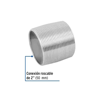 Capezzolo in acciaio zincato Foset 4 unità Per scatola 2 'corda continua raccordi Per tubi in acciaio al carbonio BSPT NPT BSP ferro forgiato Per olio - Product Image 2