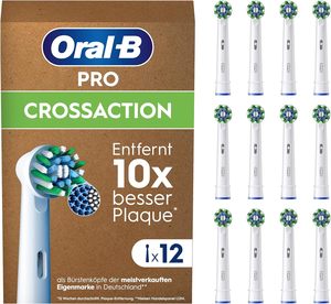 Oral-B Pro Crossaction หัวแปรงสีฟันสำหรับแปรงสีฟันไฟฟ้าทำความสะอาดฟัน X ขนแปรงแพ็คดั้งเดิม12ชิ้น - Product Image 4