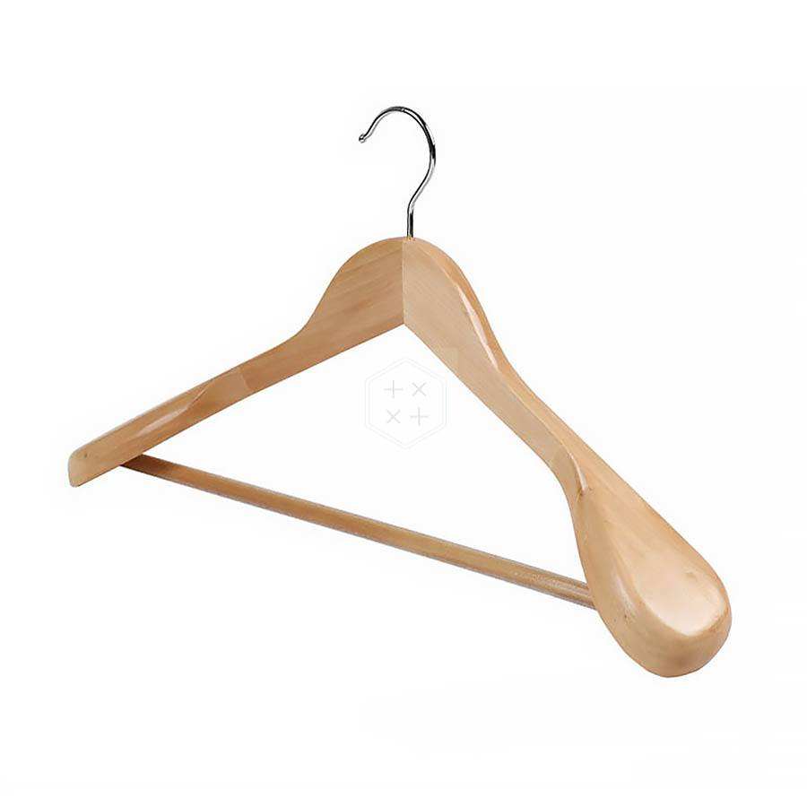 quot;45 CM wood wooden coat hanger jacket hanger quot;