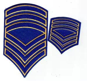 Recorte de insignia de Chevron uniforme de alta calidad para parches e insignias decorativos de atuendo profesional - Product Image 3