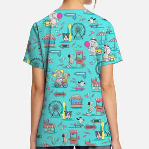 Nouvelle conception d'uniformes médicaux unisexes pour infirmières, en tissu toile respirant, ensembles de blouses d'hôpital pour la vente en gros et la personnalisation - Product Image 4