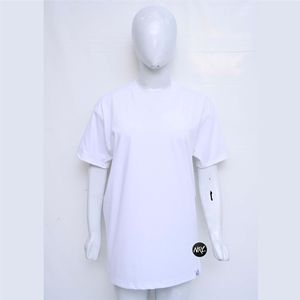 Camiseta Oversize Transpirable para Mujer con Estampado de Logotipo Personalizado, 100% Algodón Jersey, Ajuste Holgado Estilo Urbano para Verano, Teñido Liso, Sin Estampado - Product Image 3