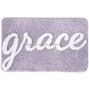 Luxe 100% coton Pile tufté tapis de bain lavable coton tapis de bain Laxtex revêtement pour confort douche confortable tapis de bain pour salle de bain - Product Image 4