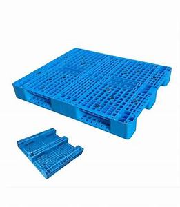 Paleta de plástico de doble cara de HDPE de alta calidad y color personalizado, entrada de 4 vías para uso de almacenamiento en frío industrial, transporte logístico - Product Image 5