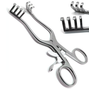 Weitlaner เครื่องดึงกลับ6.5ทื่อๆแบบแมนนวลแหล่งจ่ายไฟ3x4ง่ามเครื่องมือผ่าตัดสัตวแพทย์พื้นฐานสเตนเลสสตีล - Product Image 1