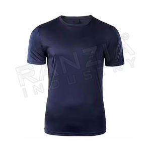 Mode décontractée manches courtes T-shirts vêtements pour hommes High Street Style coton respirant grande taille col rond été hommes t-shirt - Product Image 1