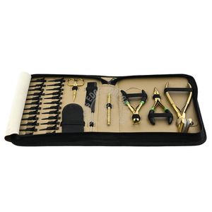 24pcs Stainless Steel Tape Pliers <b>Hair</b> <b>Extension</b> Tool Kit <b>Micro</b> <b>Beads</b> 3 Hole Crimping Tapein Remover 24pcs Flat Sectioning Clips - Product Image 1